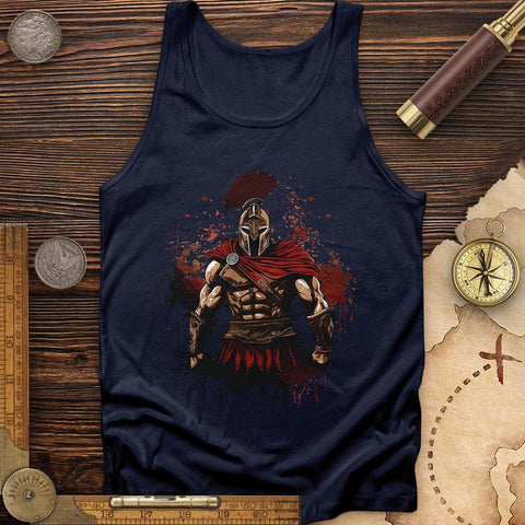 Spartan Soldier Splatter Tank Navy / XS