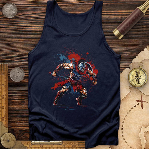 Spartan Warrior Tank Navy / XS