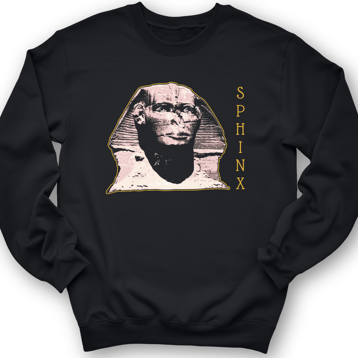 Sphinx Crewneck Black / S