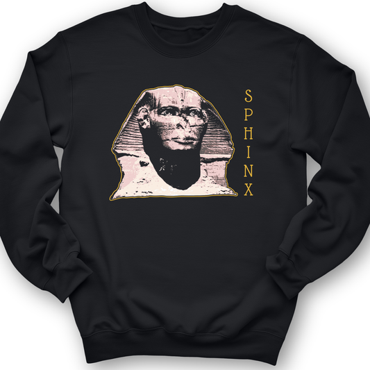 Sphinx Crewneck Black / S
