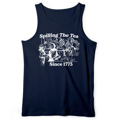 Spilling The Tea Since 1773 Tank Navy / XS