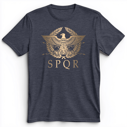 SPQR Premium Tee Heather Navy / S