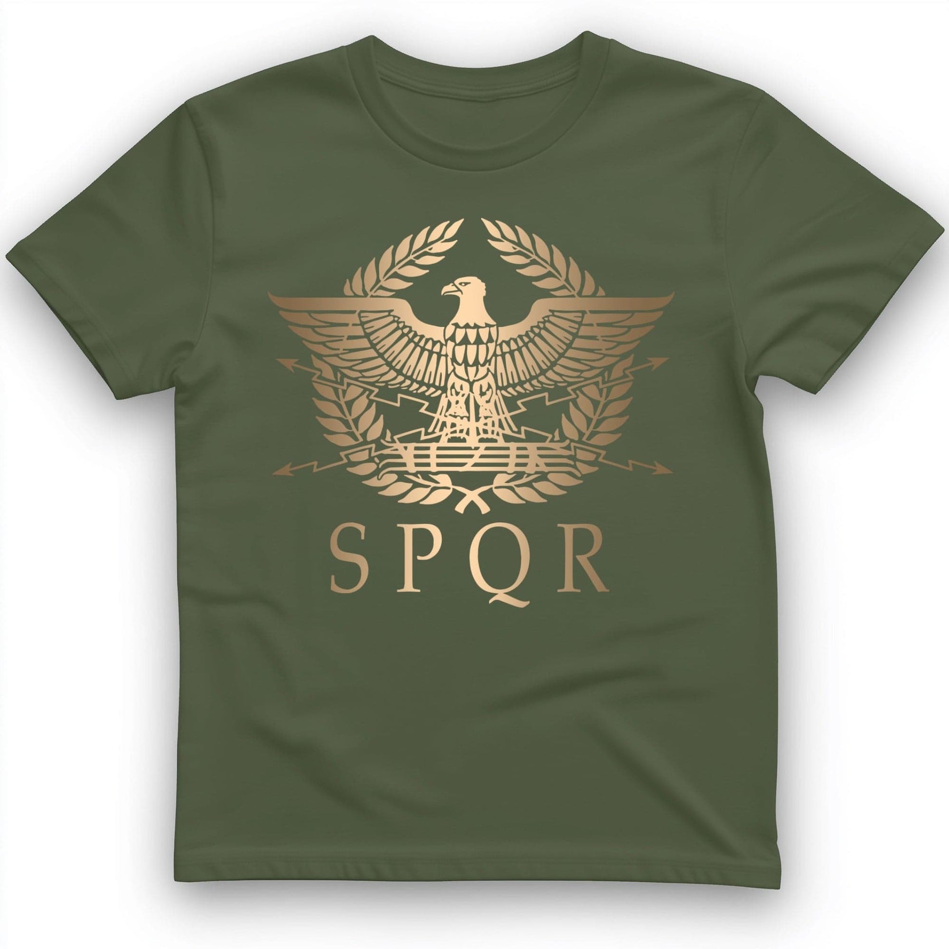 SPQR T-Shirt Military Green / S