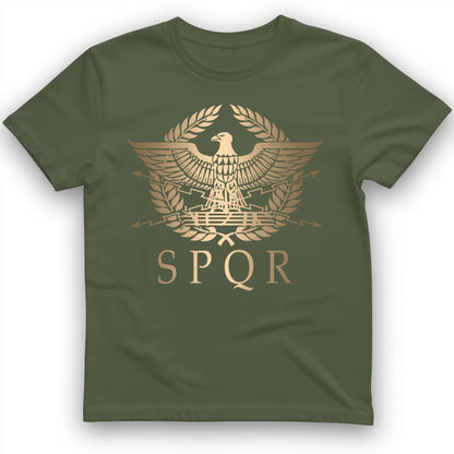 SPQR T-Shirt Military Green / S