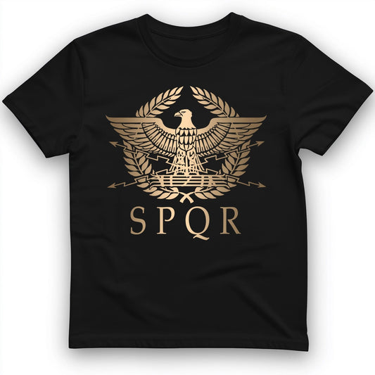 SPQR T-Shirt Black / S