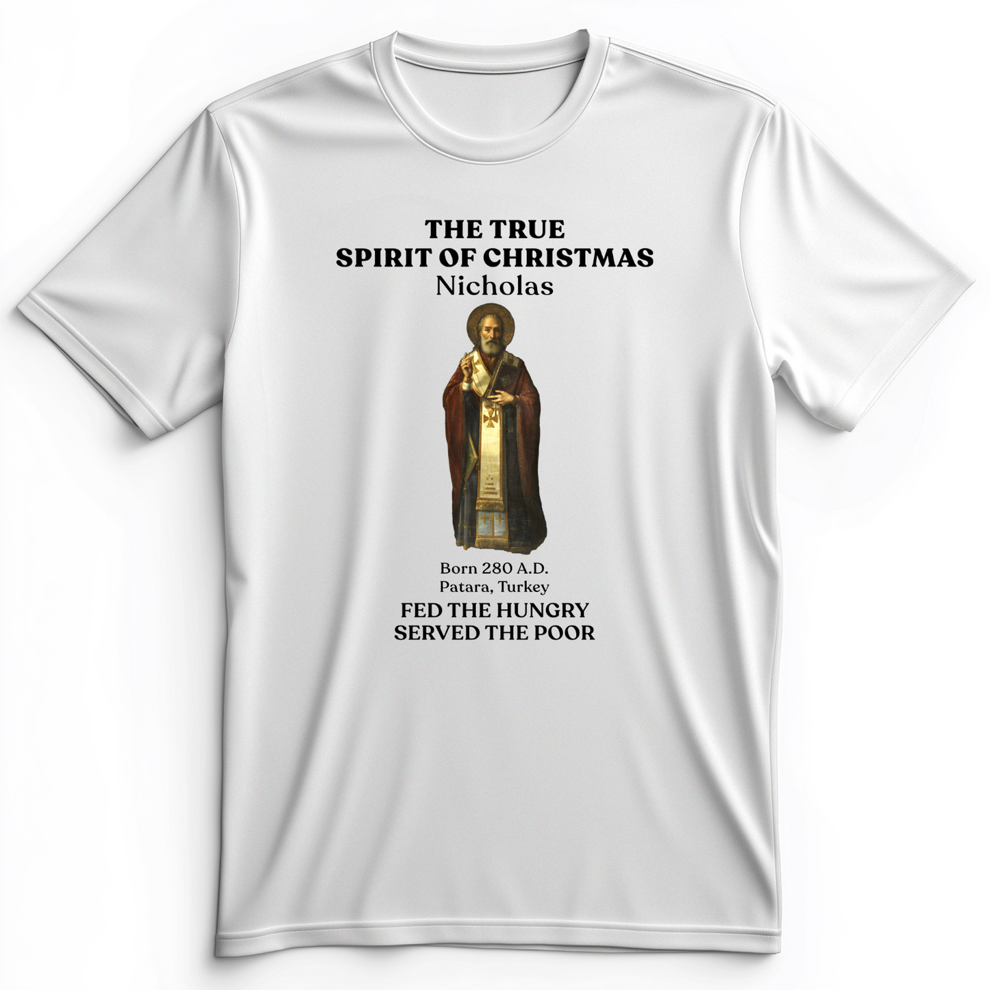 St Nicholas Premium Tee White / S