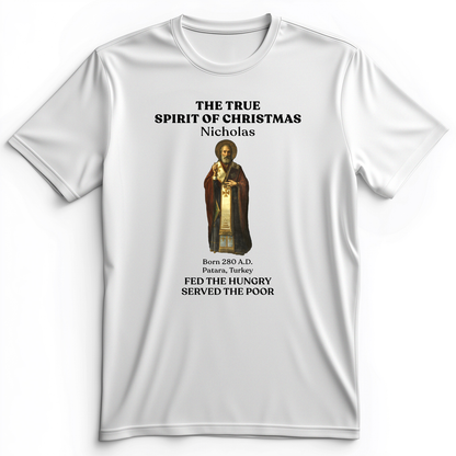 St Nicholas Premium Tee White / S