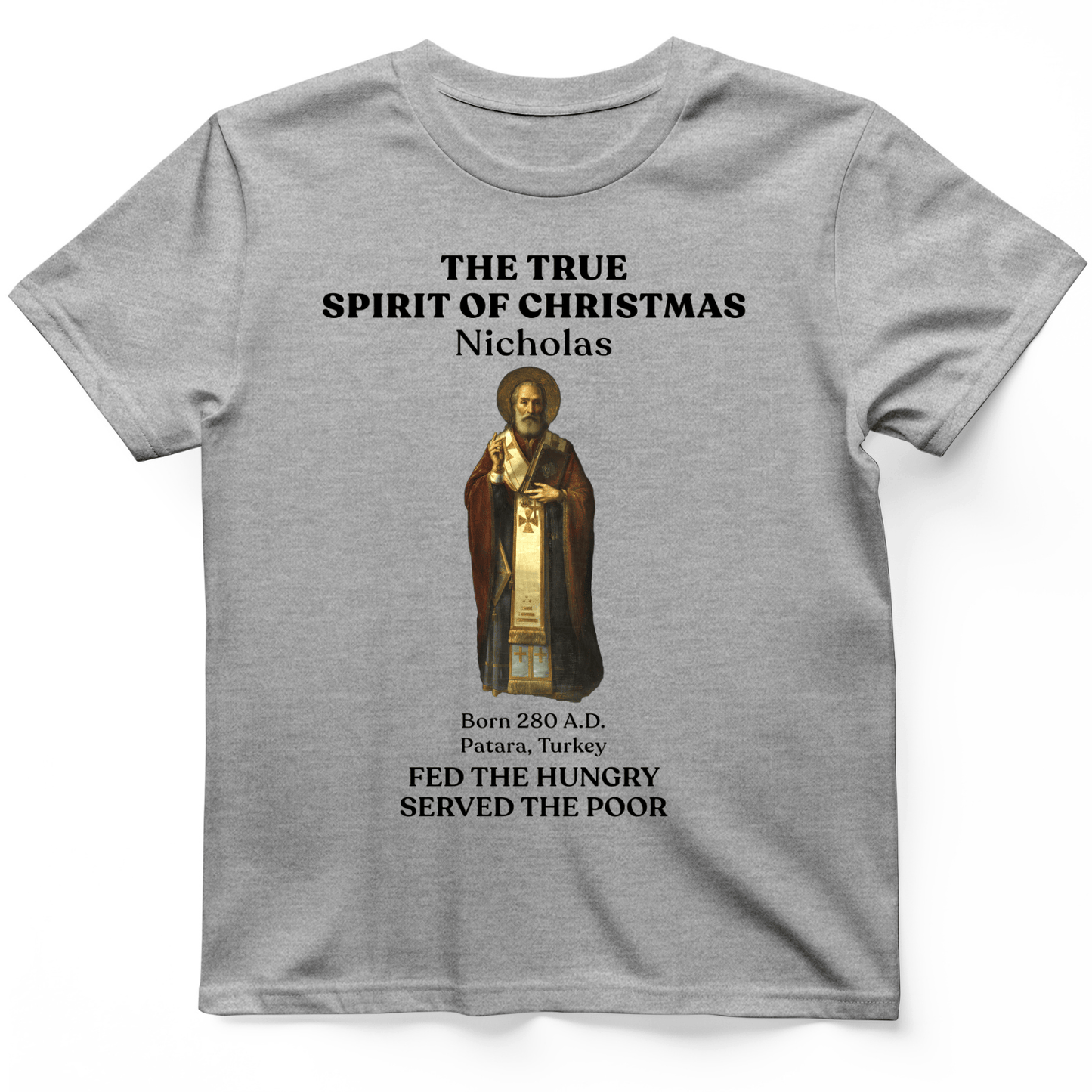 St Nicholas T-Shirt Sport Grey / S