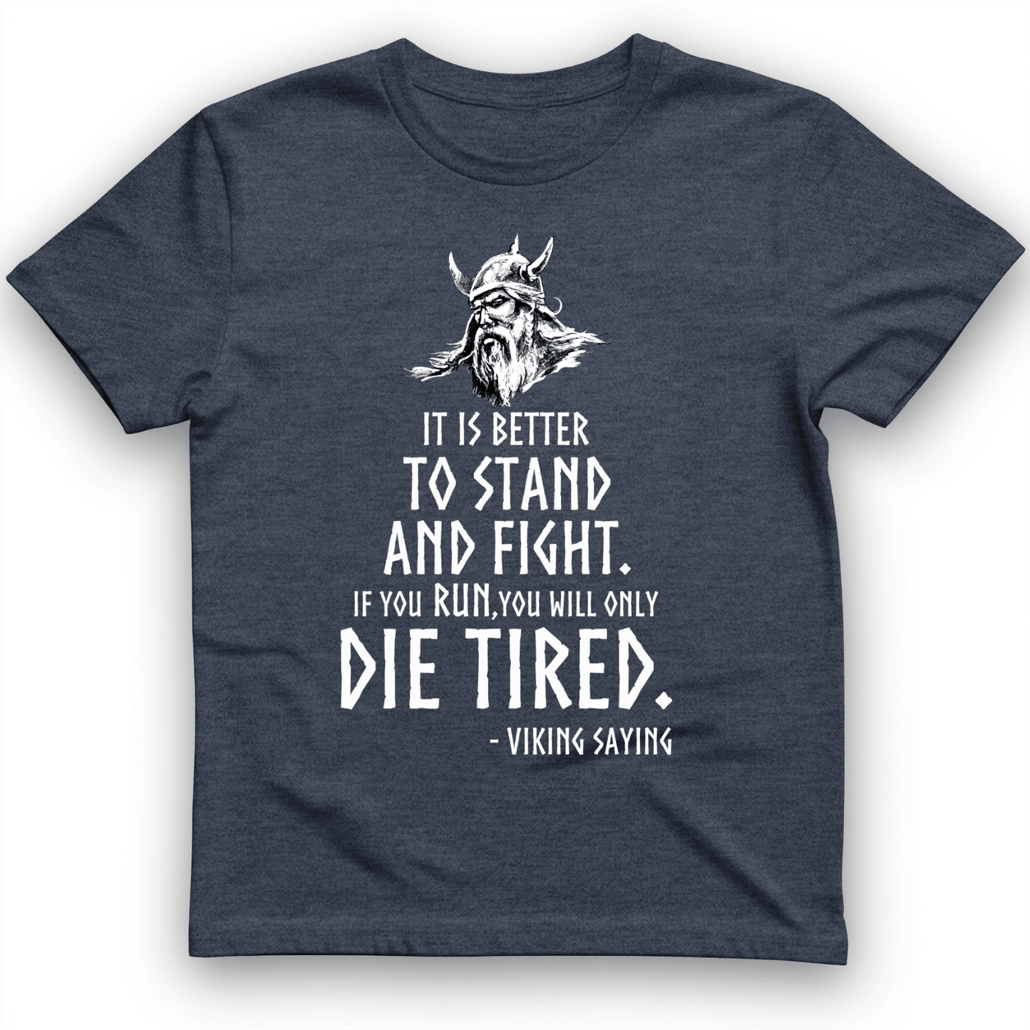 Stand and Fight T-Shirt Heather Navy / S