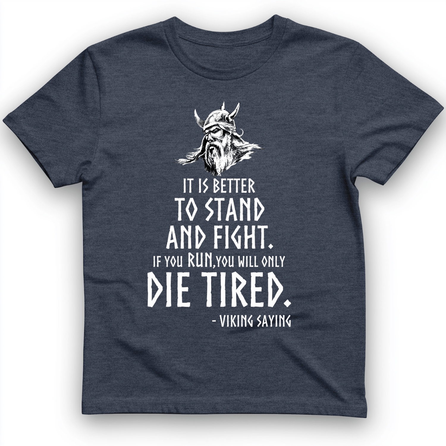 Stand and Fight T-Shirt Heather Navy / S