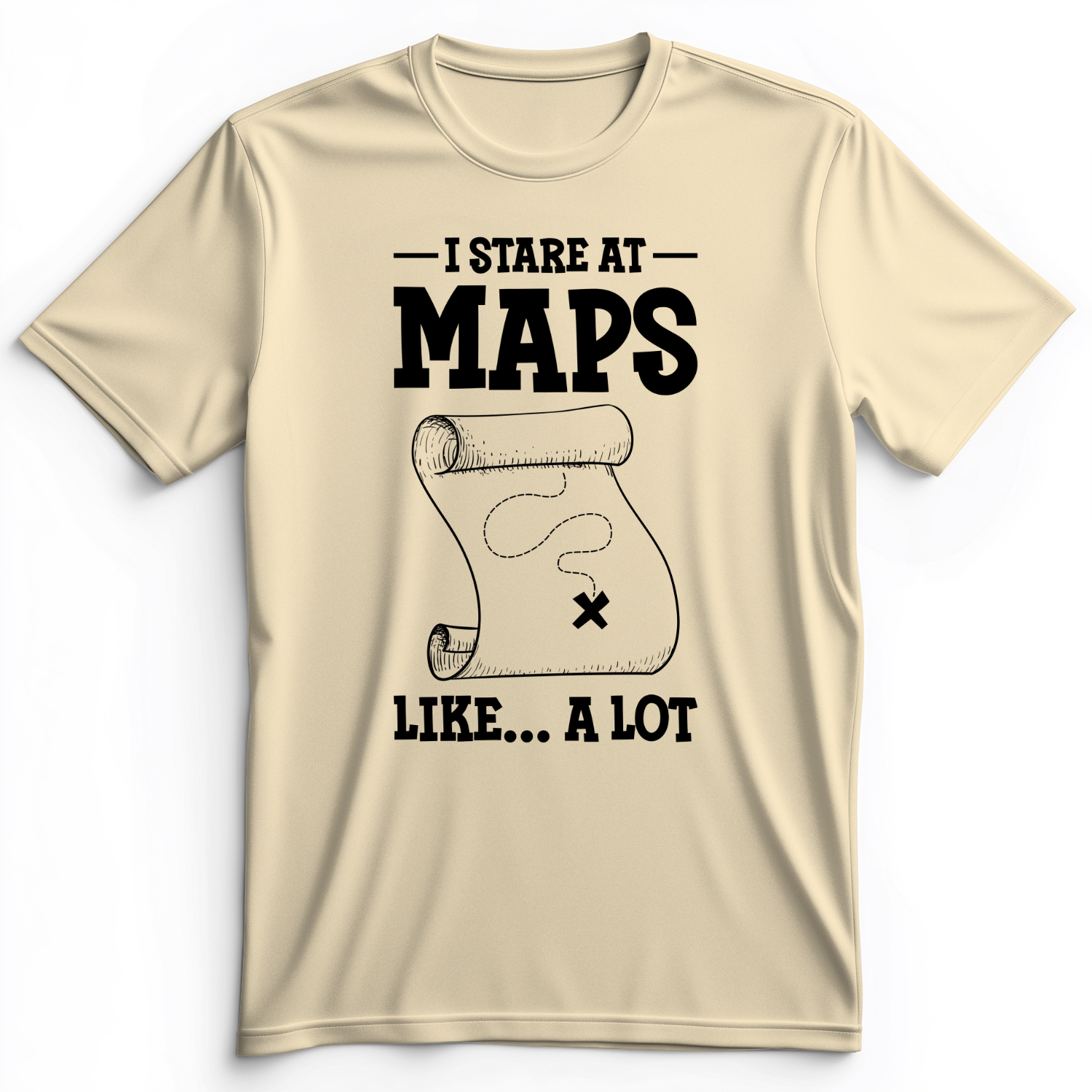 Stare at Maps Premium Tee Natural / S