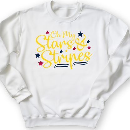 Stars And Stripes Crewneck White / S