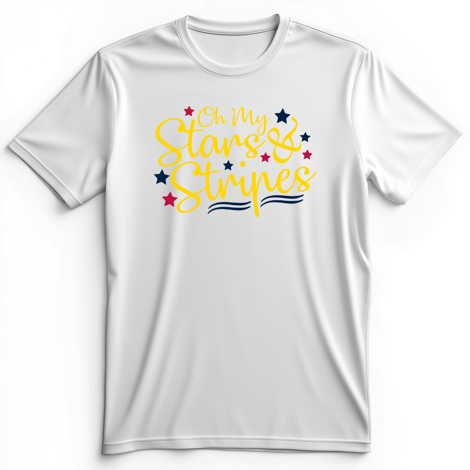Stars And Stripes Premium Tee White / S