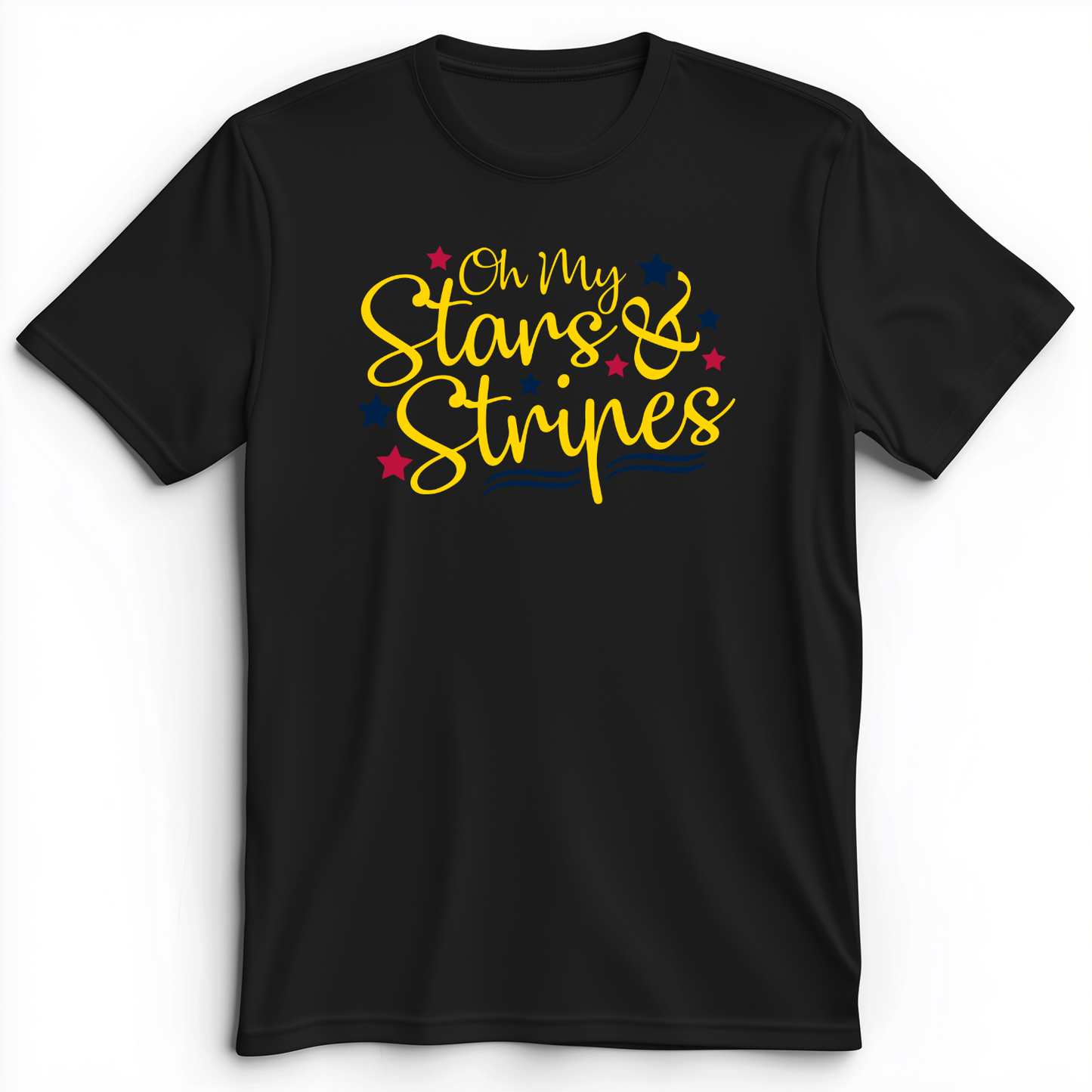 Stars And Stripes Premium Tee Black / S