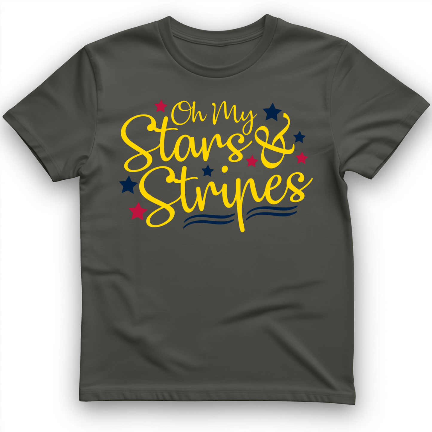 Stars and Stripes T-Shirt Charcoal / S