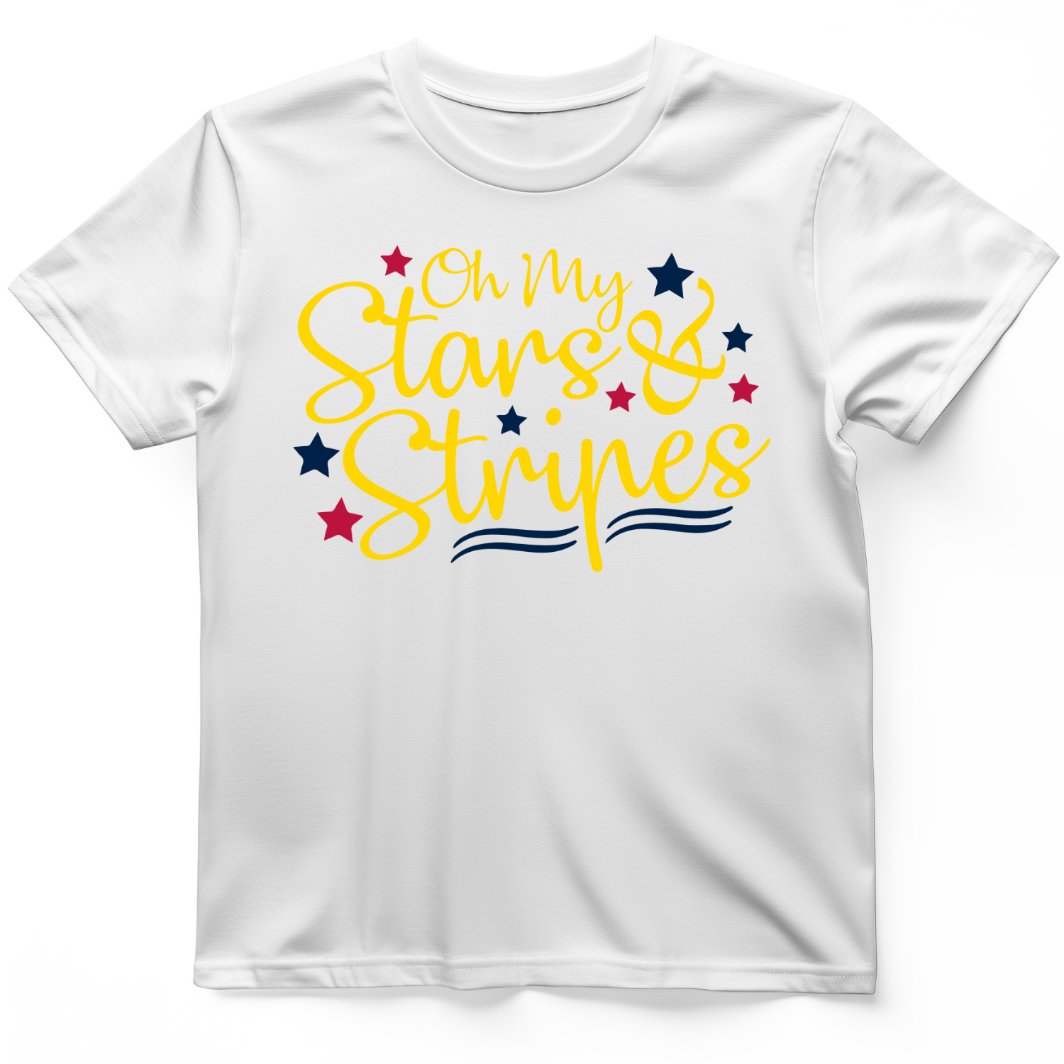 Stars and Stripes T-Shirt White / S