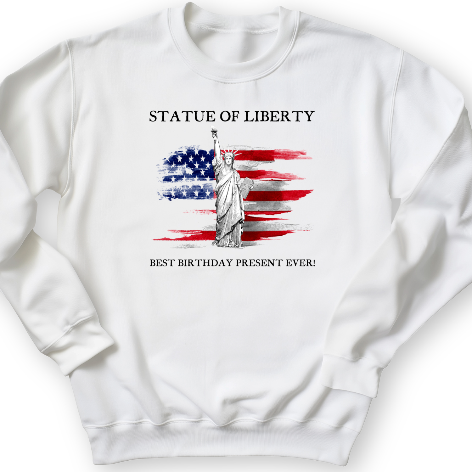 Statue Of Liberty Crewneck White / S