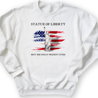 Statue Of Liberty Crewneck White / S