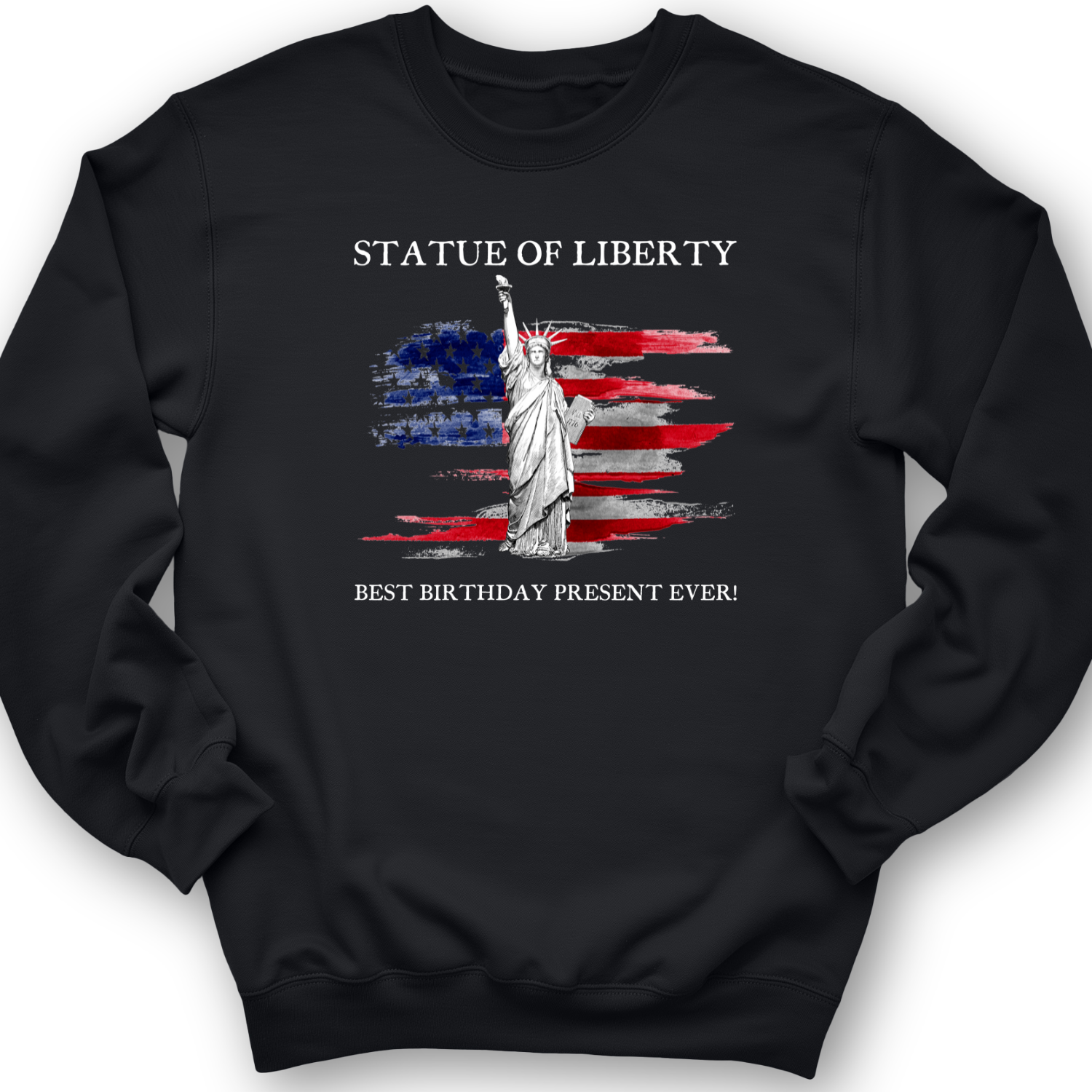 Statue Of Liberty Crewneck Black / S