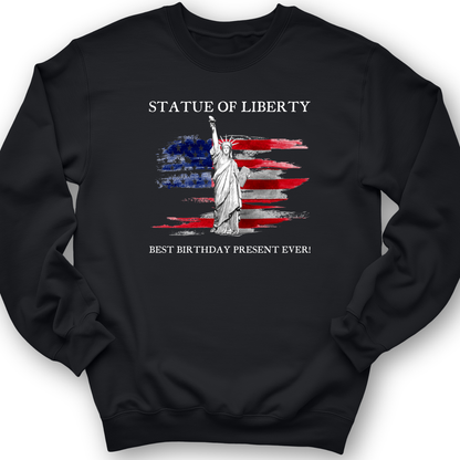 Statue Of Liberty Crewneck Black / S