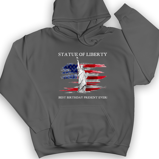 Statue Of Liberty Hoodie Charcoal / S