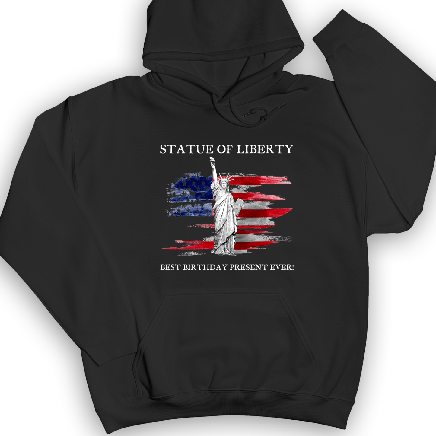Statue Of Liberty Hoodie Black / S
