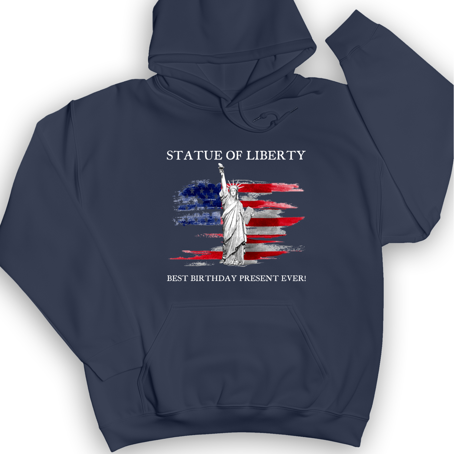 Statue Of Liberty Hoodie Navy / S