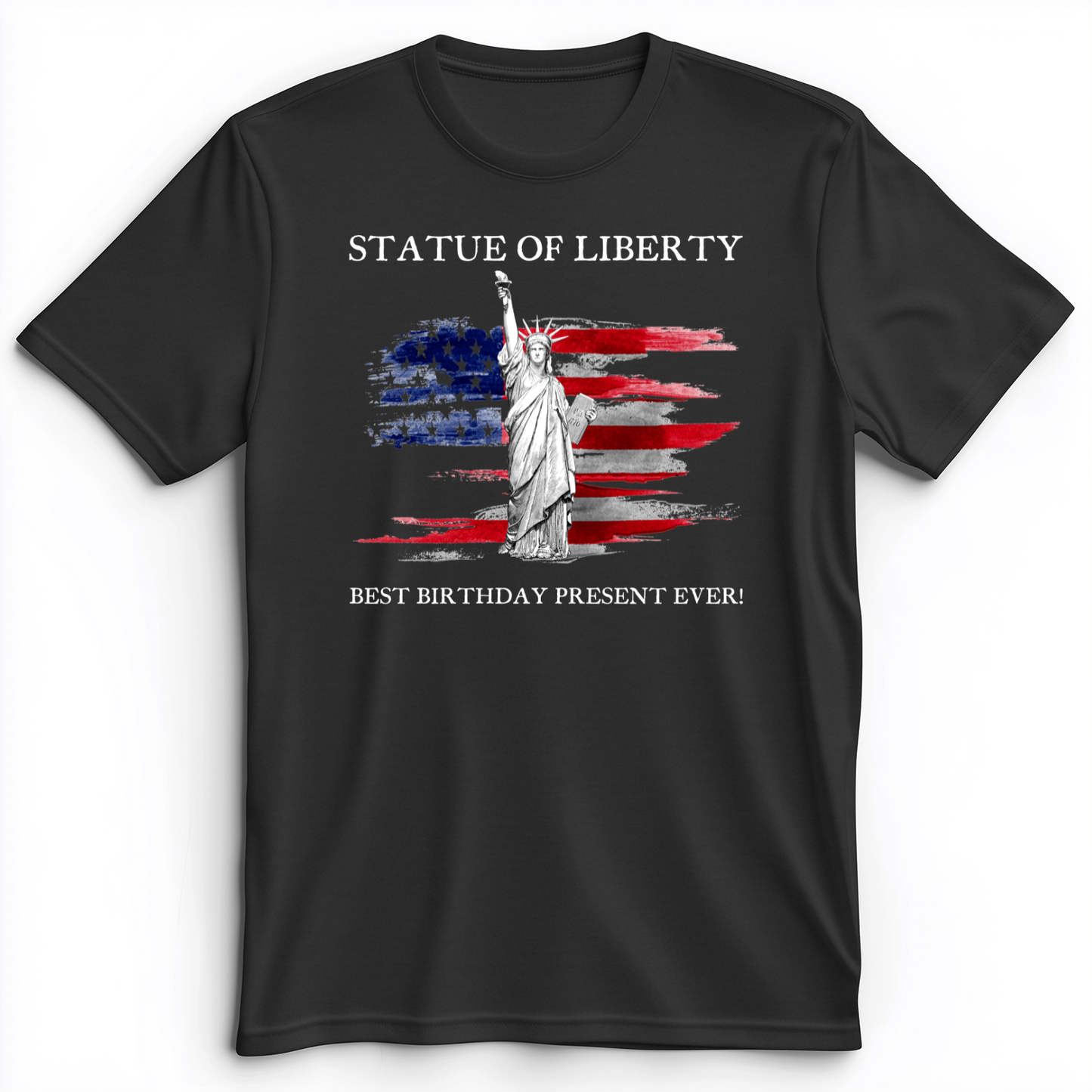 Statue Of Liberty Premium Tee Dark Grey Heather / S