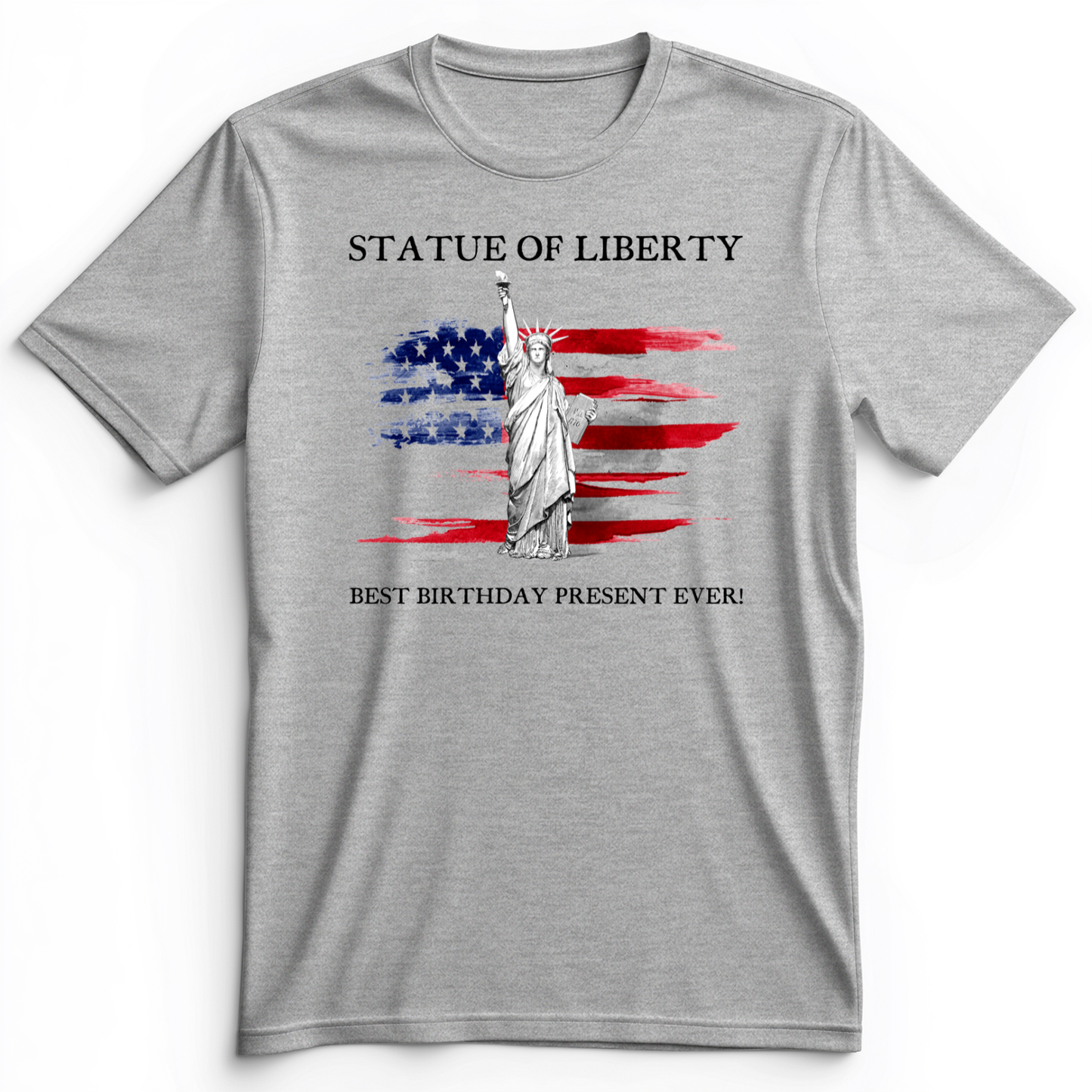 Statue Of Liberty Premium Tee Athletic Heather / S