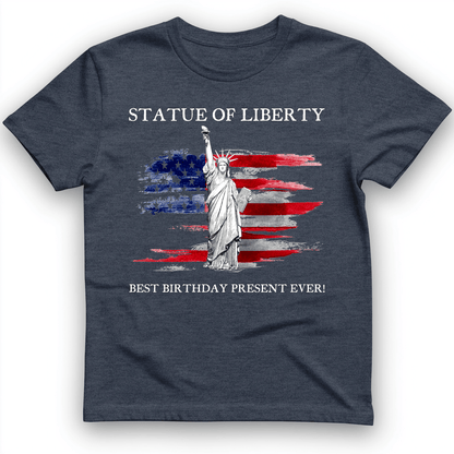 Statue Of Liberty T-Shirt Heather Navy / S
