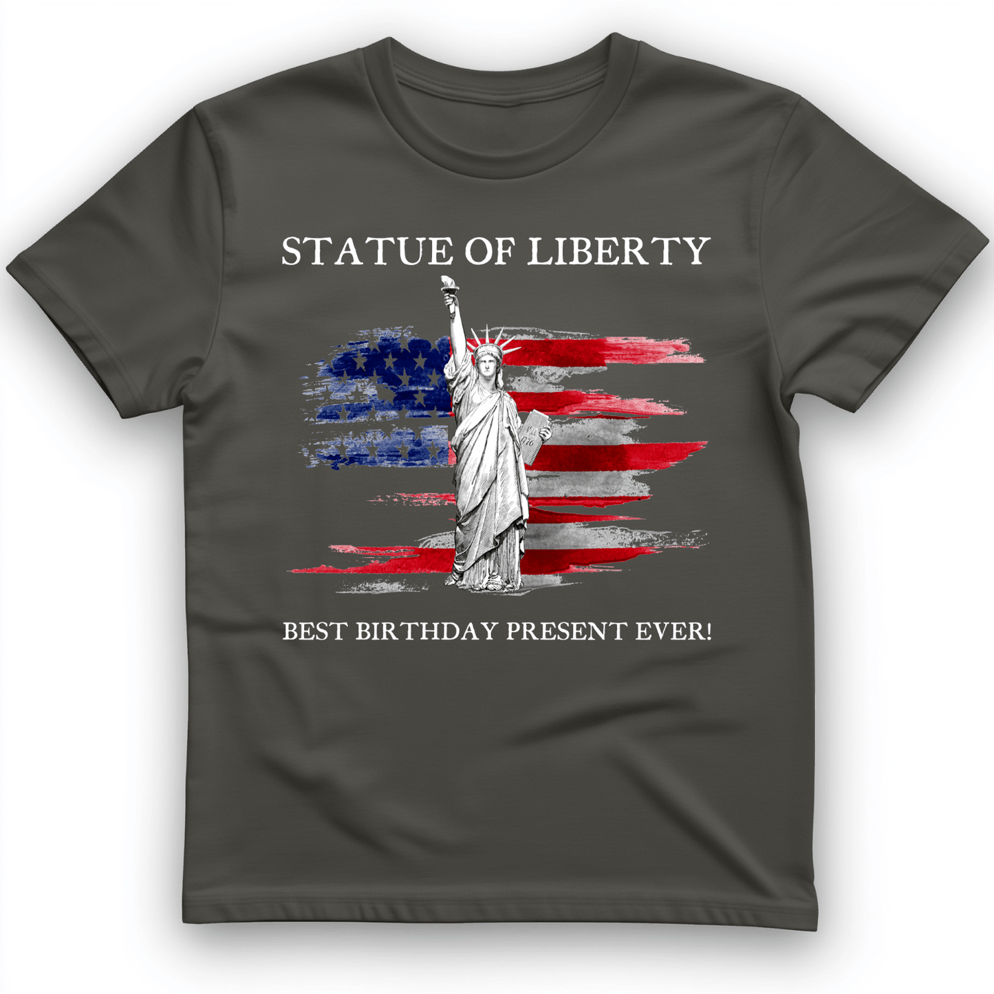 Statue Of Liberty T-Shirt Charcoal / S