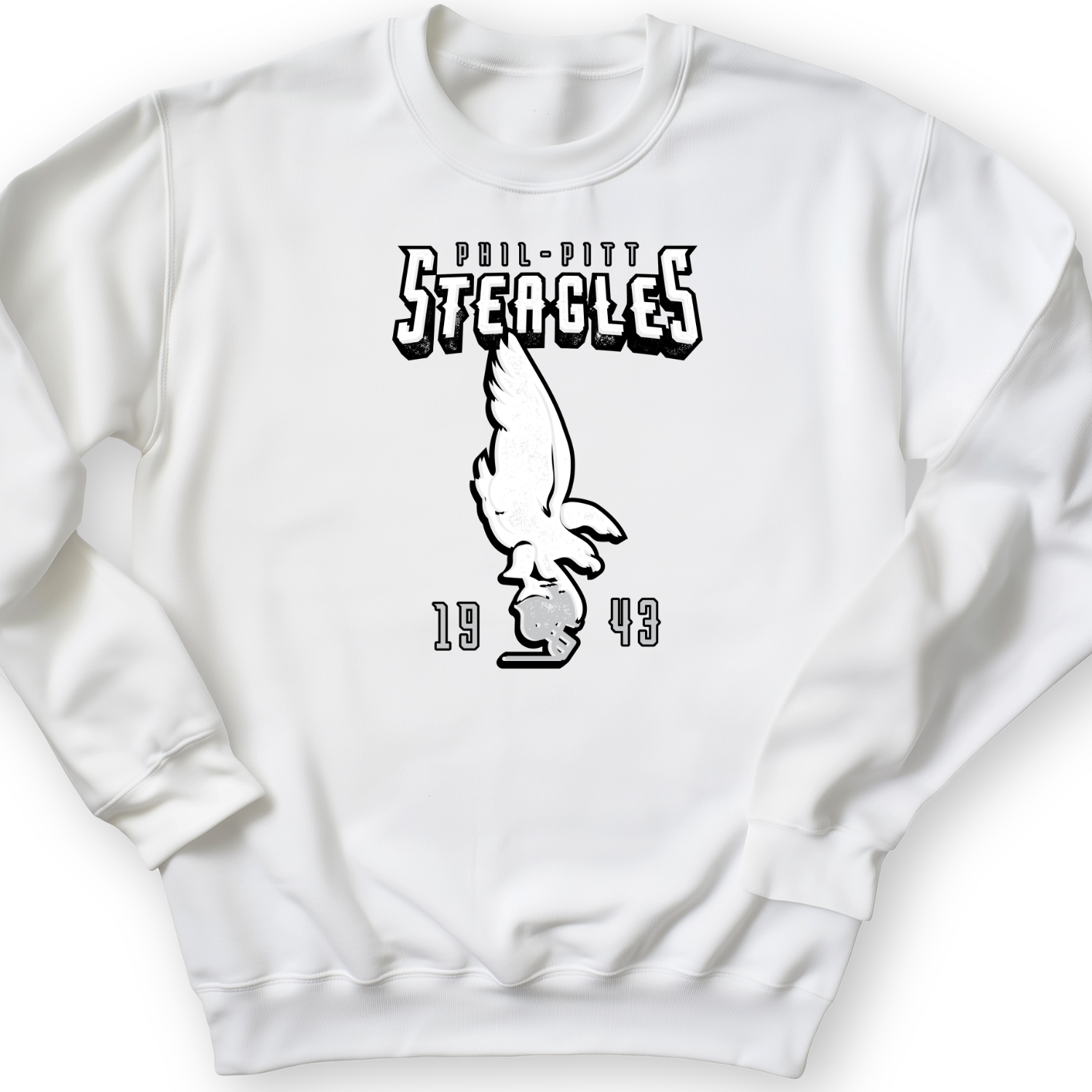 Steagles Crewneck White / S