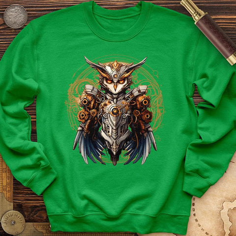 Steampunk Owl Crewneck