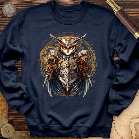 Steampunk Owl Crewneck