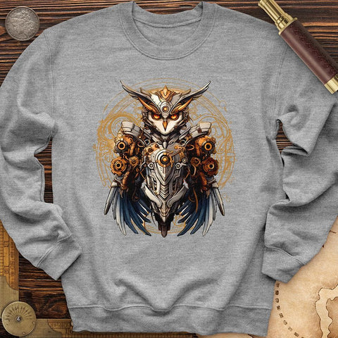 Steampunk Owl Crewneck