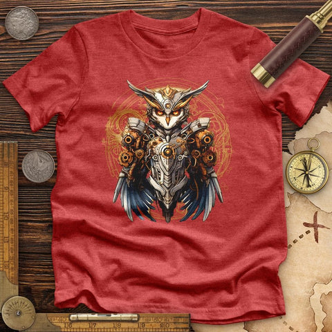 Steampunk Owl Premium Quality Tee