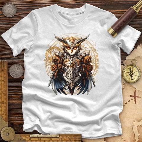 Steampunk Owl Premium Quality Tee