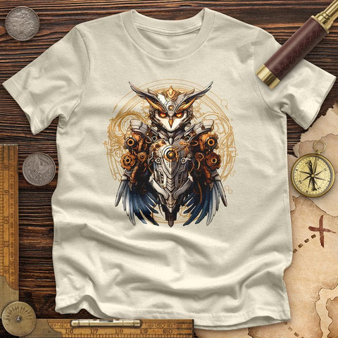 Steampunk Owl Premium Quality Tee