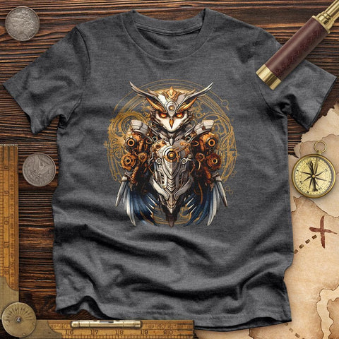 Steampunk Owl Premium Quality Tee