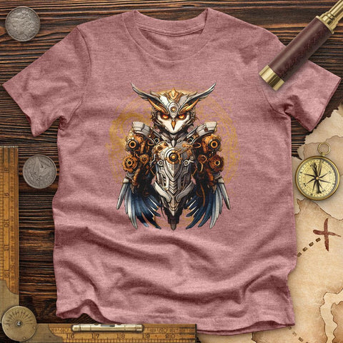 Steampunk Owl Premium Quality Tee