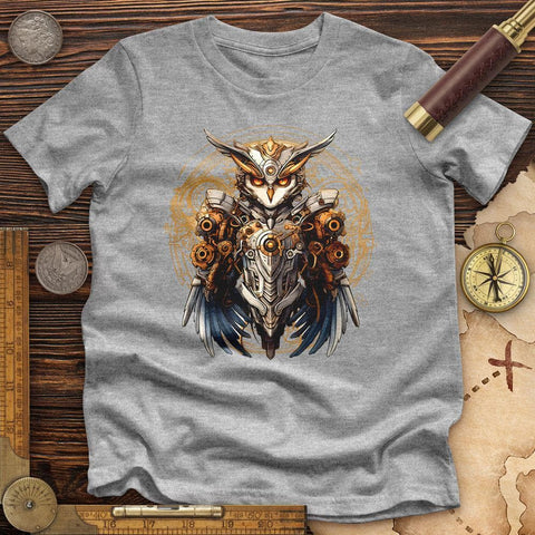 Steampunk Owl Premium Quality Tee