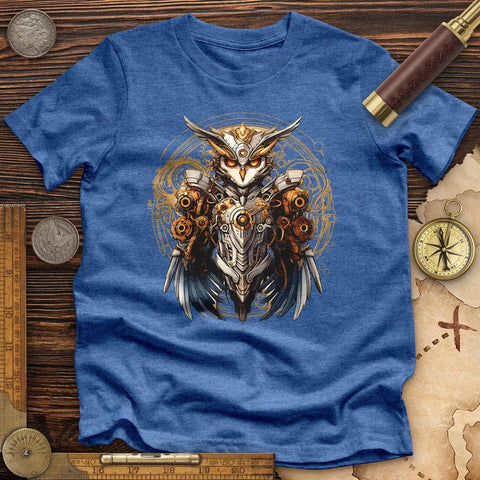 Steampunk Owl Premium Quality Tee