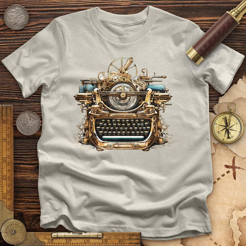 Steampunk Typewriter T-Shirt