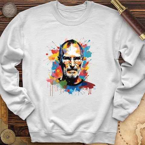 Steve Jobs Crewneck White / S
