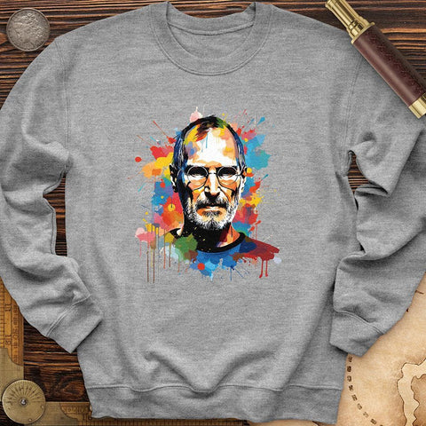 Steve Jobs Crewneck Sport Grey / S