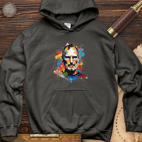 Steve Jobs Hoodie Charcoal / S