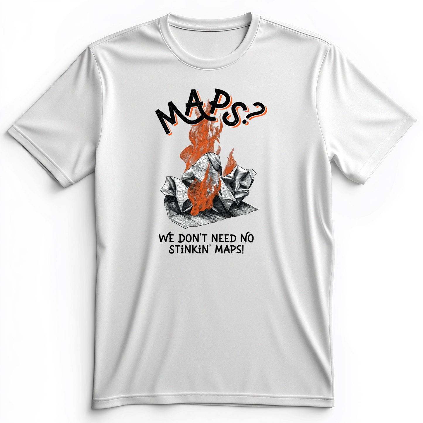 Stinkin' Maps Premium Tee White / S