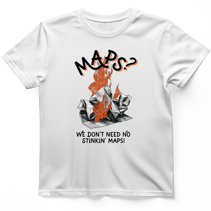 Stinkin' Maps T-Shirt White / S