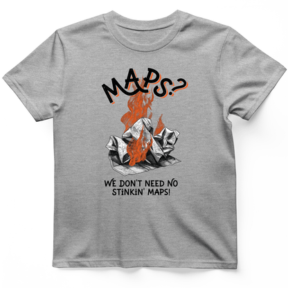 Stinkin' Maps T-Shirt Sport Grey / S