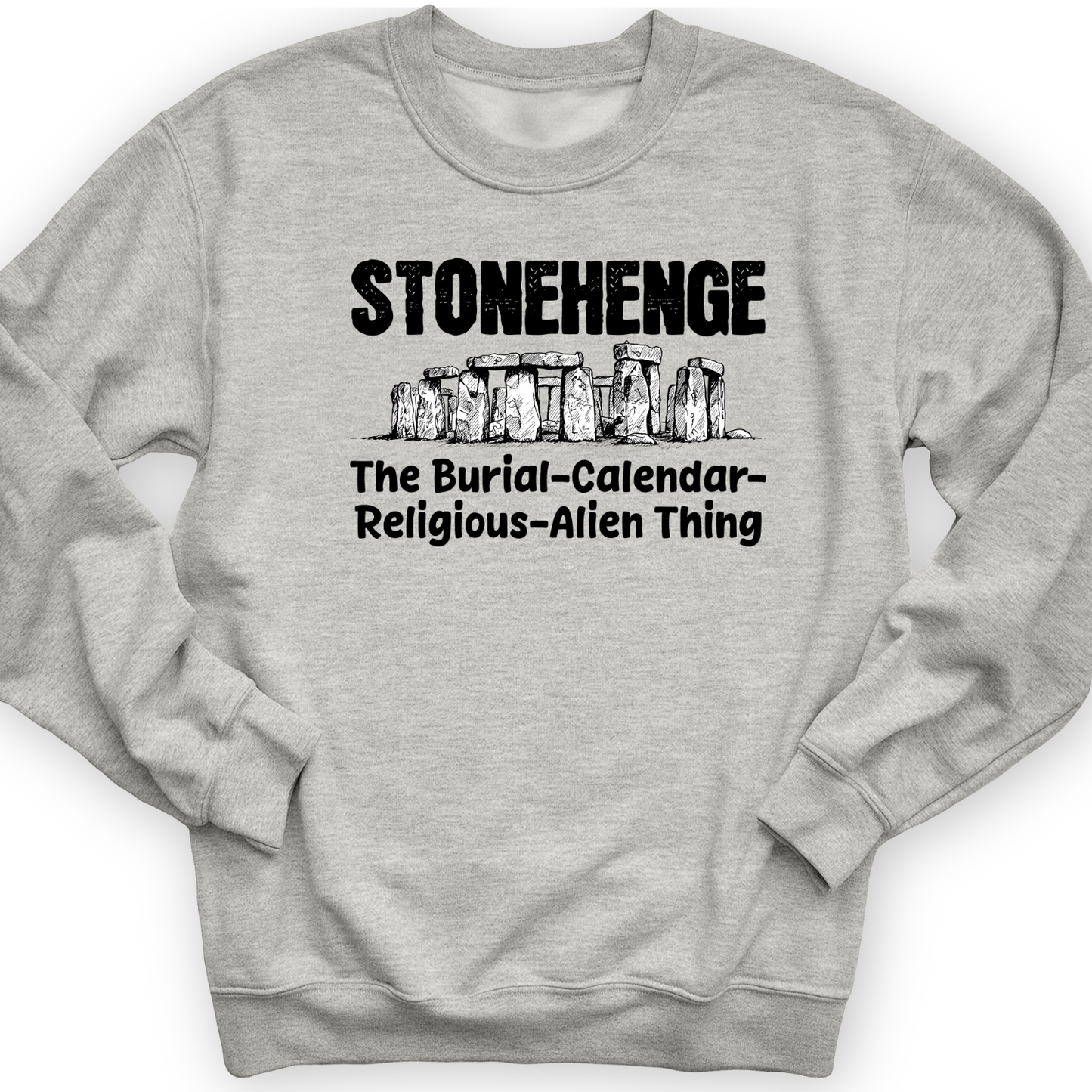 Stonehenge Burial Thing Crewneck Sport Grey / S